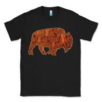 Black Bison Silhouette Red Skull Classic Tee - Bettercallsaul