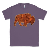 Lavender Bison Silhouette Red Skull Classic Tee - Bettercallsaul