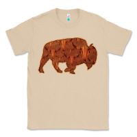 Mushroom Bison Silhouette Red Skull Classic Tee - Bettercallsaul