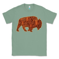 Sage Bison Silhouette Red Skull Classic Tee - Bettercallsaul