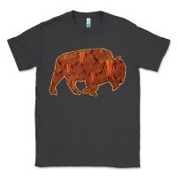 Smoke Bison Silhouette Red Skull Classic Tee - Bettercallsaul