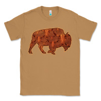 Toasted Coconut Bison Silhouette Red Skull Classic Tee - Bettercallsaul