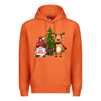 Carrot merry christmas gnomes, reindeer Premium Hoodie - RanaPortraitStore