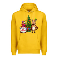 Lemon merry christmas gnomes, reindeer Premium Hoodie - RanaPortraitStore