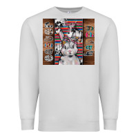 Dove Grey happy easter Premium Sweatshirt - CowhideDigitalArt