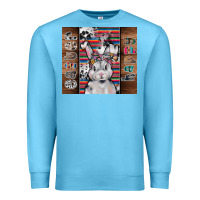 Ocean Blue happy easter Premium Sweatshirt - CowhideDigitalArt
