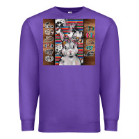 Purple happy easter Premium Sweatshirt - CowhideDigitalArt