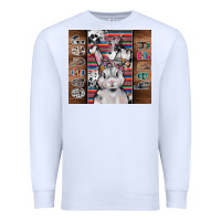 White happy easter Premium Sweatshirt - CowhideDigitalArt