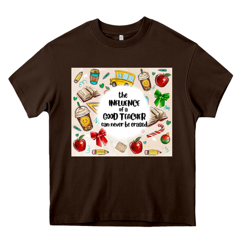 The Influence Of A Good Teacher Can Never Be Erase Heavy Core Tee by MaliasSmallBusiness | Teevron
