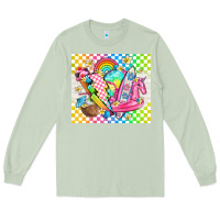 Matcha retro summer Long Sleeve Tee - TumblerDesignByShophia