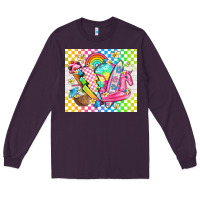 Plum retro summer Long Sleeve Tee - TumblerDesignByShophia