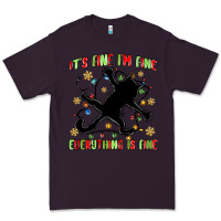 Plum it's fine i'm fine everything is fine Premium Tee - MaliasSmallBusiness