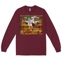 Burgundy shitters full merry christmas Long Sleeve Tee - Jasminsmagicworld
