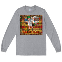 Heather Grey shitters full merry christmas Long Sleeve Tee - Jasminsmagicworld