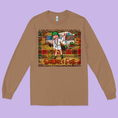 Shitters Full Merry Christmas Long Sleeve Tee Designed By Jasminsmagicworld