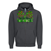 Smoke Shake Your Shamrocks Zipper Hoodie - FaDigitalArtStudio