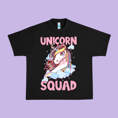 Unicorn Squad Urban Heavy Tee Designed By Bettercallsaul