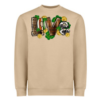 Mushroom Western love St. Patrick's Day Heavyweight Sweatshirt - CowGirlArtShop