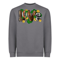 Storm Western love St. Patrick's Day Heavyweight Sweatshirt - CowGirlArtShop