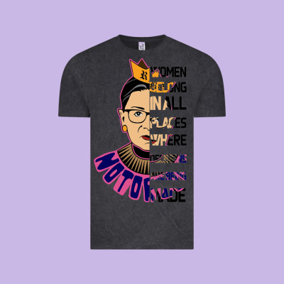 Rbg Ruth Bader Ginsburg Women Belong In All Places Vintage Tee Designed By Bettercallsaul