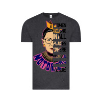 Vintage Black RBG Ruth Bader Ginsburg Women Belong In All Places Vintage Tee - Bettercallsaul