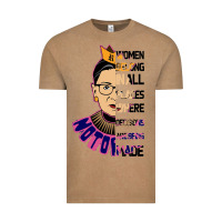 Vintage Coffee RBG Ruth Bader Ginsburg Women Belong In All Places Vintage Tee - Bettercallsaul