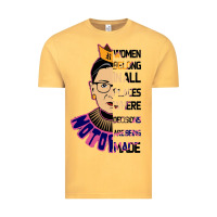 Vintage Mustard RBG Ruth Bader Ginsburg Women Belong In All Places Vintage Tee - Bettercallsaul