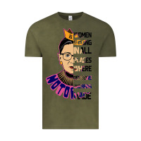 Vintage Olive RBG Ruth Bader Ginsburg Women Belong In All Places Vintage Tee - Bettercallsaul