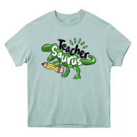Arona teacher saurus Heavy Core Tee - MaliasSmallBusiness