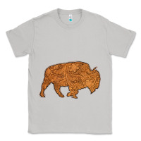 Moon Dust Western Vintage Bison Silhouette Classic Tee - Bettercallsaul