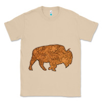 Mushroom Western Vintage Bison Silhouette Classic Tee - Bettercallsaul