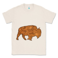 Natural Western Vintage Bison Silhouette Classic Tee - Bettercallsaul