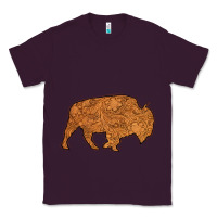 Plum Western Vintage Bison Silhouette Classic Tee - Bettercallsaul