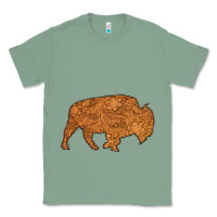 Sage Western Vintage Bison Silhouette Classic Tee - Bettercallsaul