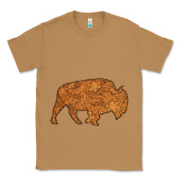 Toasted Coconut Western Vintage Bison Silhouette Classic Tee - Bettercallsaul
