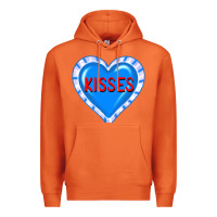 Carrot valentine's day hearts Premium Hoodie - FaDigitalArtStudio