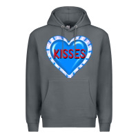 Rock valentine's day hearts Premium Hoodie - FaDigitalArtStudio
