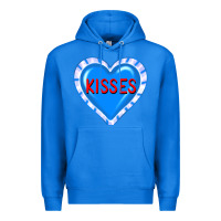 True Royal valentine's day hearts Premium Hoodie - FaDigitalArtStudio