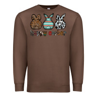 Chestnut Happy Easter Premium Sweatshirt - CowhideDigitalArt