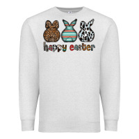 Oatmeal Heather Happy Easter Premium Sweatshirt - CowhideDigitalArt
