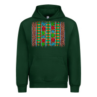 Forest Green autism awareness leopard puzzle brush stroke Urban Hoodie - Artiststas