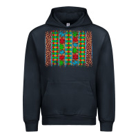 Navy autism awareness leopard puzzle brush stroke Urban Hoodie - Artiststas
