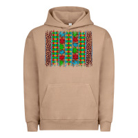Pigment Burro autism awareness leopard puzzle brush stroke Urban Hoodie - Artiststas