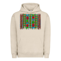 Pigment French Oak autism awareness leopard puzzle brush stroke Urban Hoodie - Artiststas