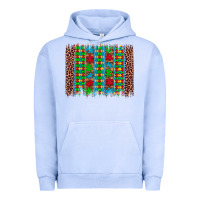 Pigment Grape Ice autism awareness leopard puzzle brush stroke Urban Hoodie - Artiststas