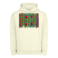 Pigment Pistachio autism awareness leopard puzzle brush stroke Urban Hoodie - Artiststas