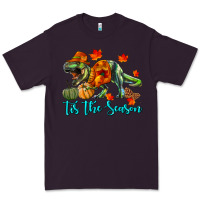 Plum T- Rex Tis The Season Premium Tee - RanaPortraitStore