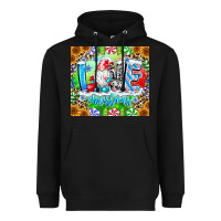Black Love Christmas gnome Heavyweight Hoodie - CowhideDigitalArt