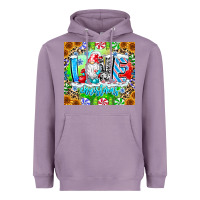 Lavender Love Christmas gnome Heavyweight Hoodie - CowhideDigitalArt