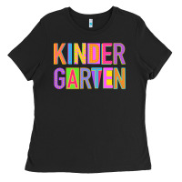 Black kindergarten Ladies Tee - NancyCooperArtShop